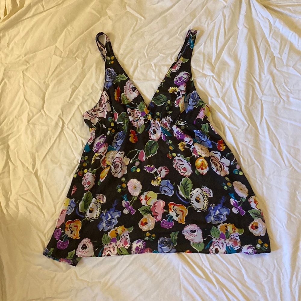 Colorful Floral Blouse